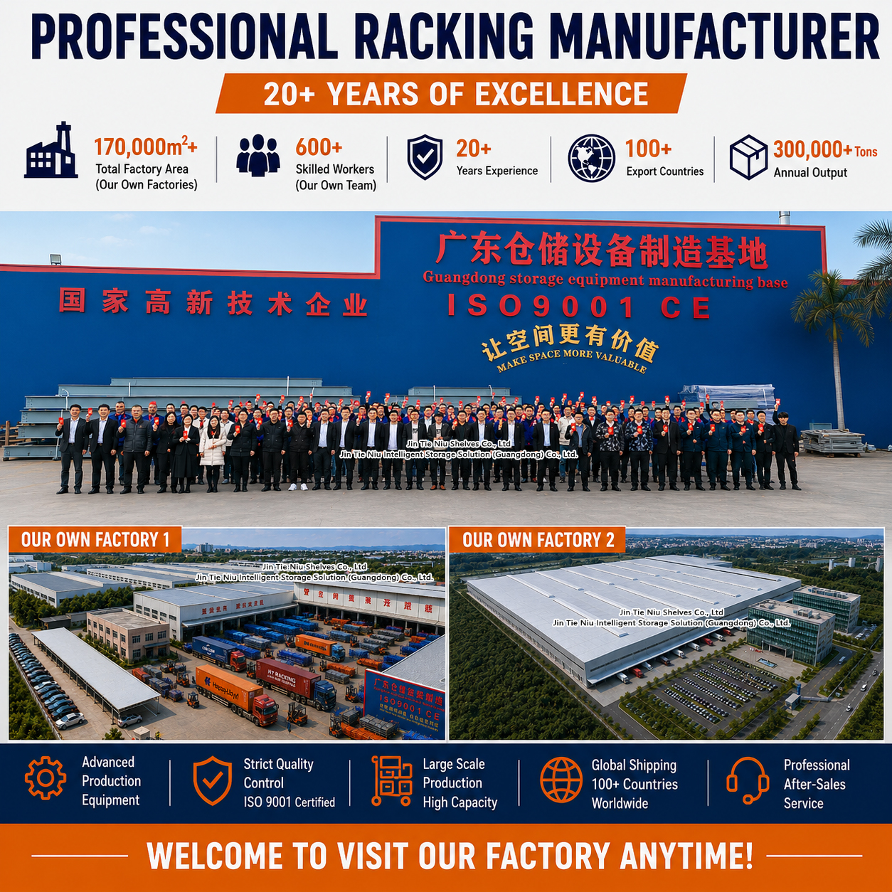 1000KG Warehouse Heavy Duty Pallet Rack Adjustable Storage Racking System Factory Direct