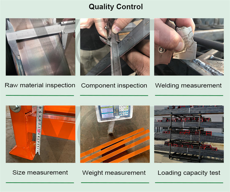 Stackable 4 High Fully Loaded Customized Warehouse Storage Steel Stacking Rack