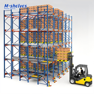Innovative Auto Shuttle Racking System for Intelligent Cold Storage Steel Pallet Racks Automatic Shuttle Shelving