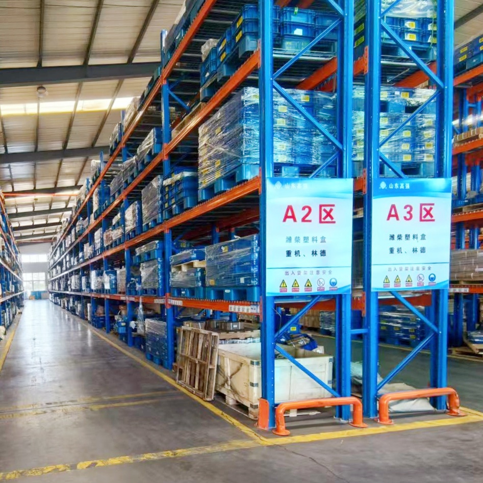 Industrial Warehouse Storage Rack Adjustable Custom 800-3000kg/Level Load Capacity Heavy Duty Selective Pallet Racking System