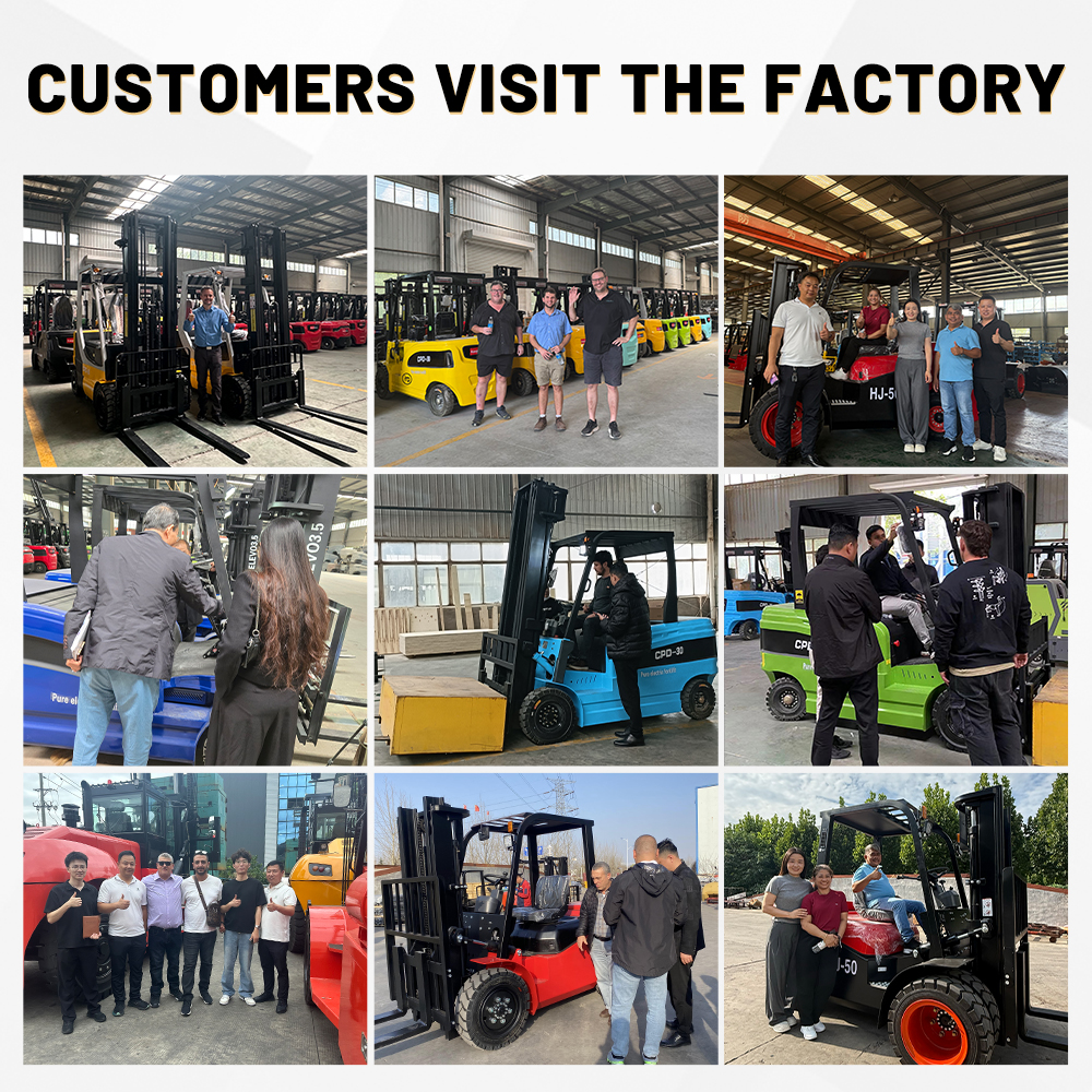 3 Ton 4 Ton 5 Ton Counterbalanced Warehouse Lift Truck with 80V System CE ISO Approved Heavy Duty Electric Forklift
