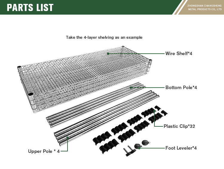 NSF 4 Tiers 800lbs 21" D X 60" W X 72" H Industrial Commercial Chrome Steel Tubular Wire Shelving on Wheels