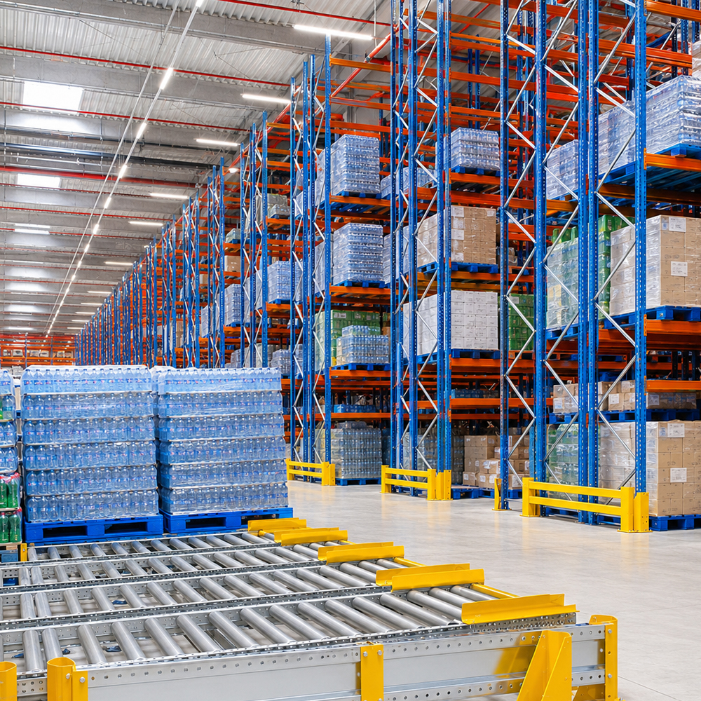 Adjustable Warehouse Storage Rack System 3000kg Capacity High Density Maximize Space Pallet Racking Industrial Racks