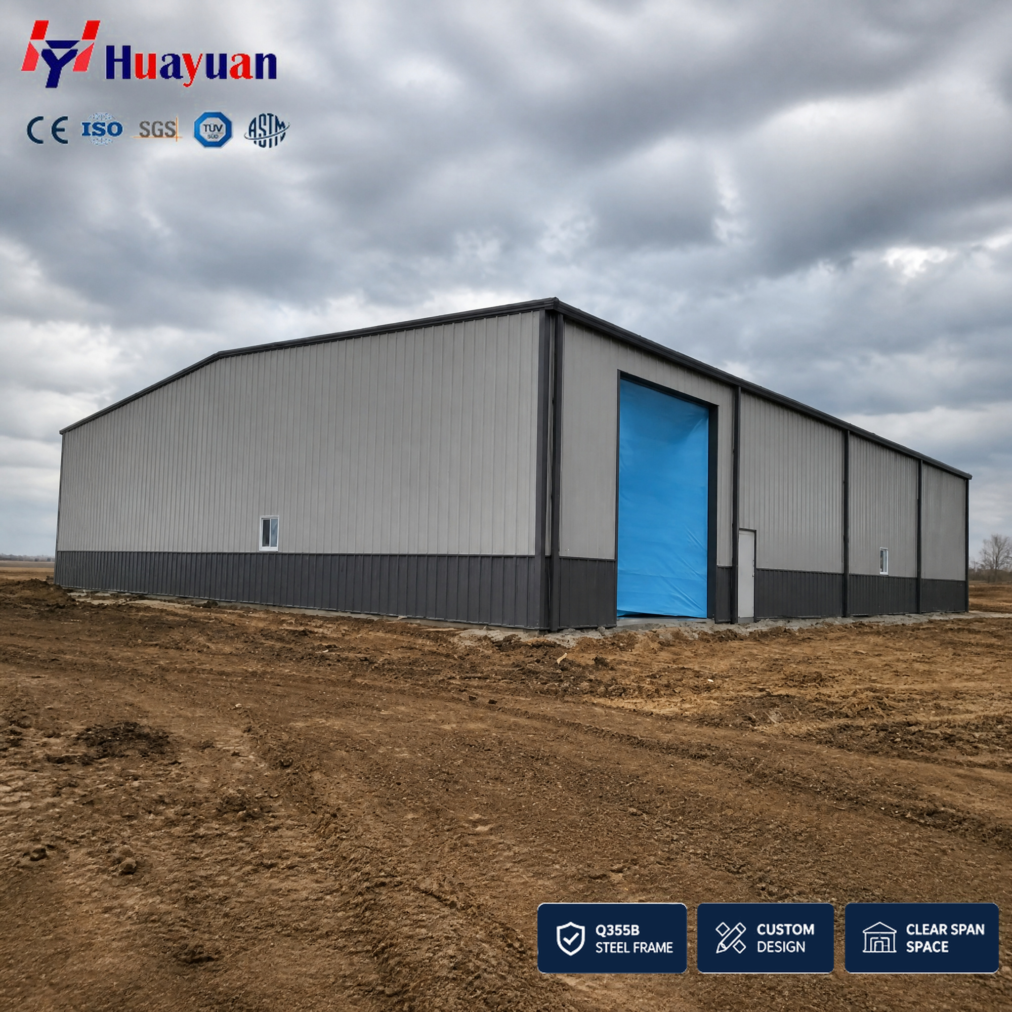 Prefabricated Steel Warehouse Building Mezzanine Floor Multi Level Storage Industrial Steel Frame Structure System