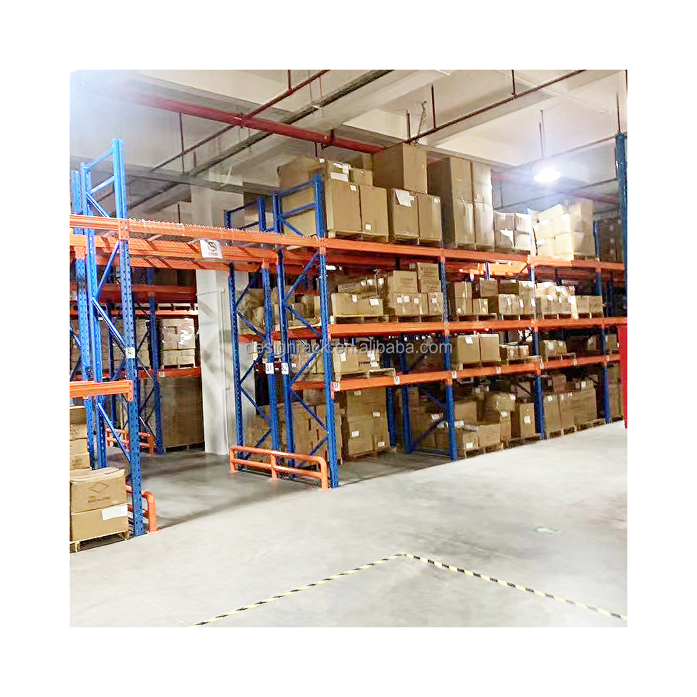 Custom Height Layer Beam Pallet Racking Rust Proof Surface Treatment Heavy Duty Warehouse Cargo Stacking Rack
