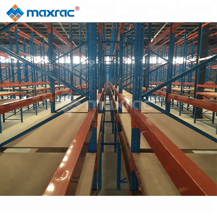 Heavy Duty Single Deep Industrial Selective Pallet Rack Steel Corrosion Protected Powder Coated Garage Storage Warehouse Racks