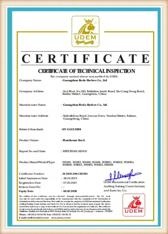 ISO 9001:2015 Quality Management Certificate