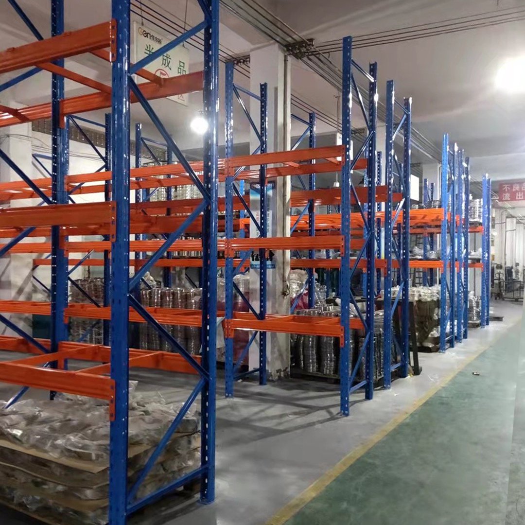 Easily Assemble Steel Heavy Duty Durable 5-Layer Long Span Garage Storage Racks Shelving Set for Warehouse Use