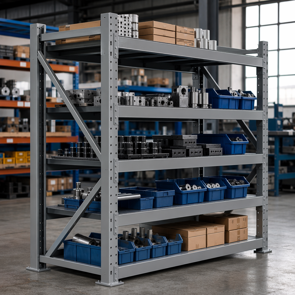 Custom OEM Storage Rack Frame | Heavy Duty Steel Welded Fabrication for Warehouse Pallet Racking