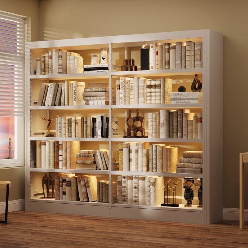 Engineering Bulk Purchasing Heavy Duty Modern Extendable Space Saving Steel Library Shelving Double Face Book Storage Rack