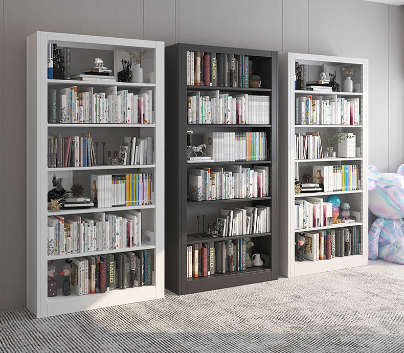 Engineering Bulk Purchasing Heavy Duty Modern Extendable Space Saving Steel Library Shelving Double Face Book Storage Rack