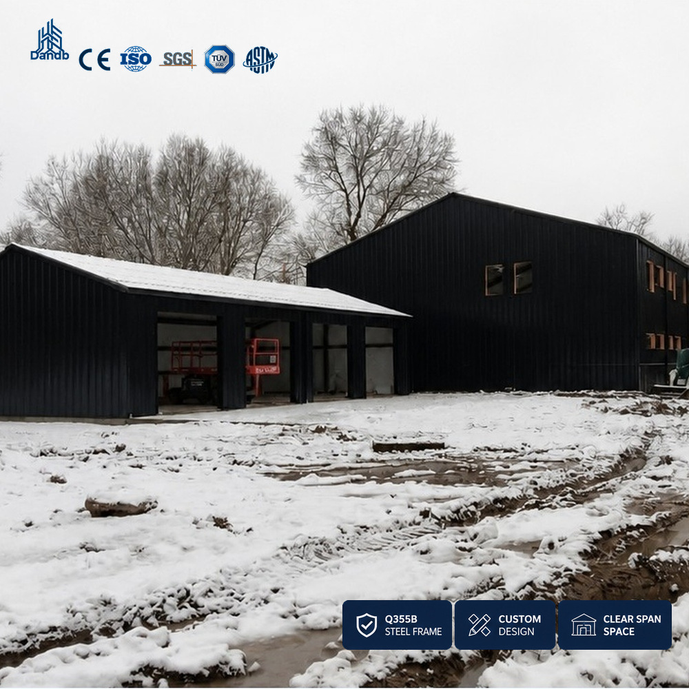 Metal Warehouse Building High Bay Storage Facility Pallet Rack System Logistics Center Space Optimization Solution