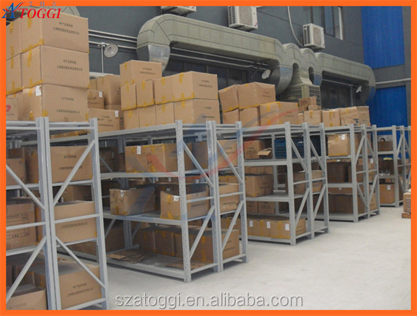 2000X500X2000mm Steel Medium Duty Long Span Storage Rack 4 Layers 200kg Capacity Powder Coated Industrial Warehouse Shelving