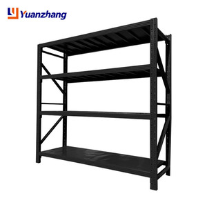 Adjustable Steel Light Duty Shelving, Easy Assembly Industrial Rack, Warehouse Storage Shelves Supplier