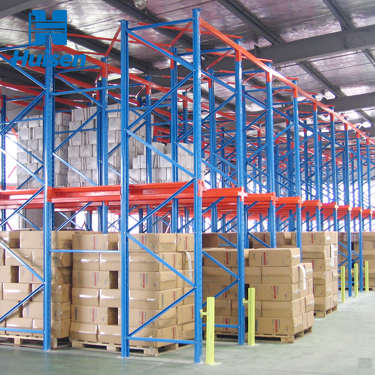 High Quality Warehouse Storage Heavy Duty Drive in Shelves Adjustable Industrial Steel Storage Drive Through Rack