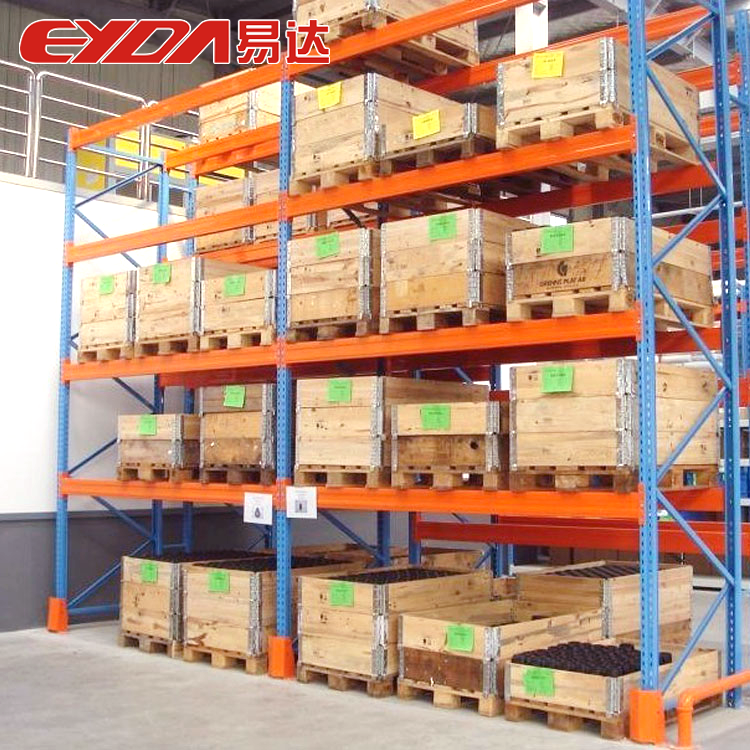 Heavy Duty Steel Adjustable 5 Layer Industrial Selective Pallet Rack Storage System with Corrosion Protection