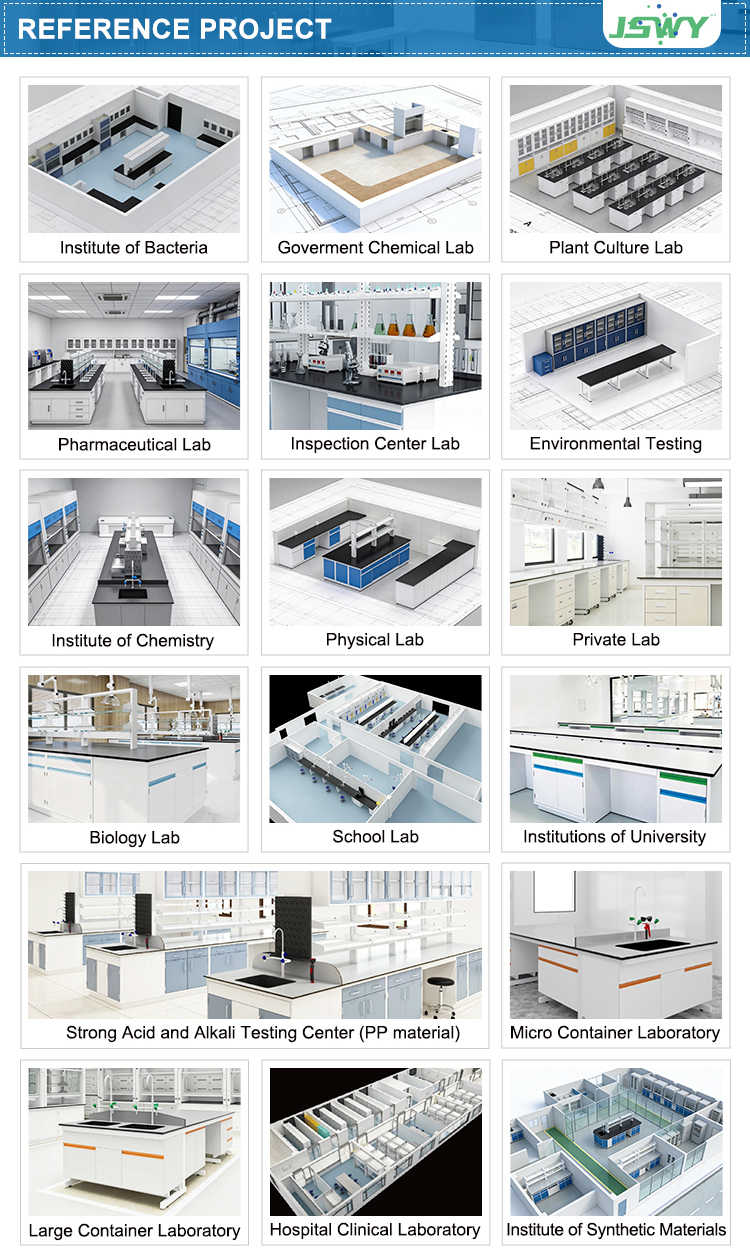 WUY Modern Modular Steel Lab Bench with Adjustable Height and After-Sales Support for Research Centers and Schools