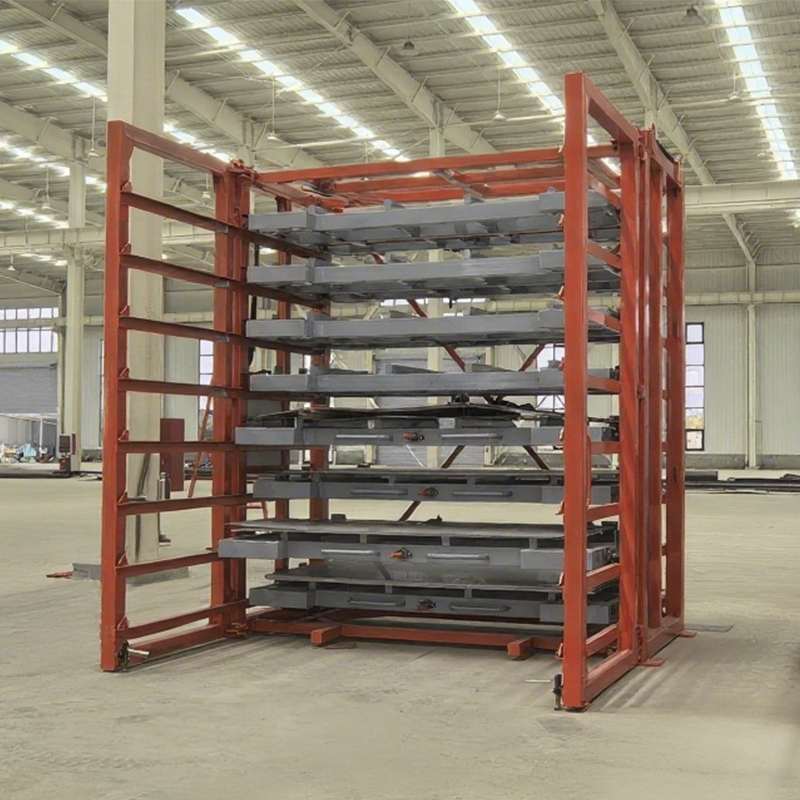 Customized Heavy-Duty 5 Layer Steel Metal Storage Rack Foldable Drawer Type Sheet Shelving System Stacking Racks Shelves
