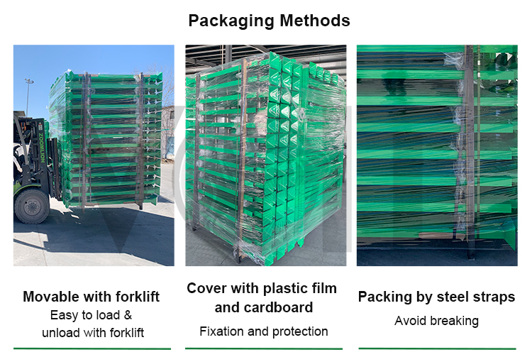 Stackable 4 High Fully Loaded Customized Warehouse Storage Steel Stacking Rack