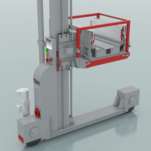 Standardized Module Design Micro Stacking Warehouse Pallet Rack Simple Installation Double Closed Loop Servo System Cast Iron