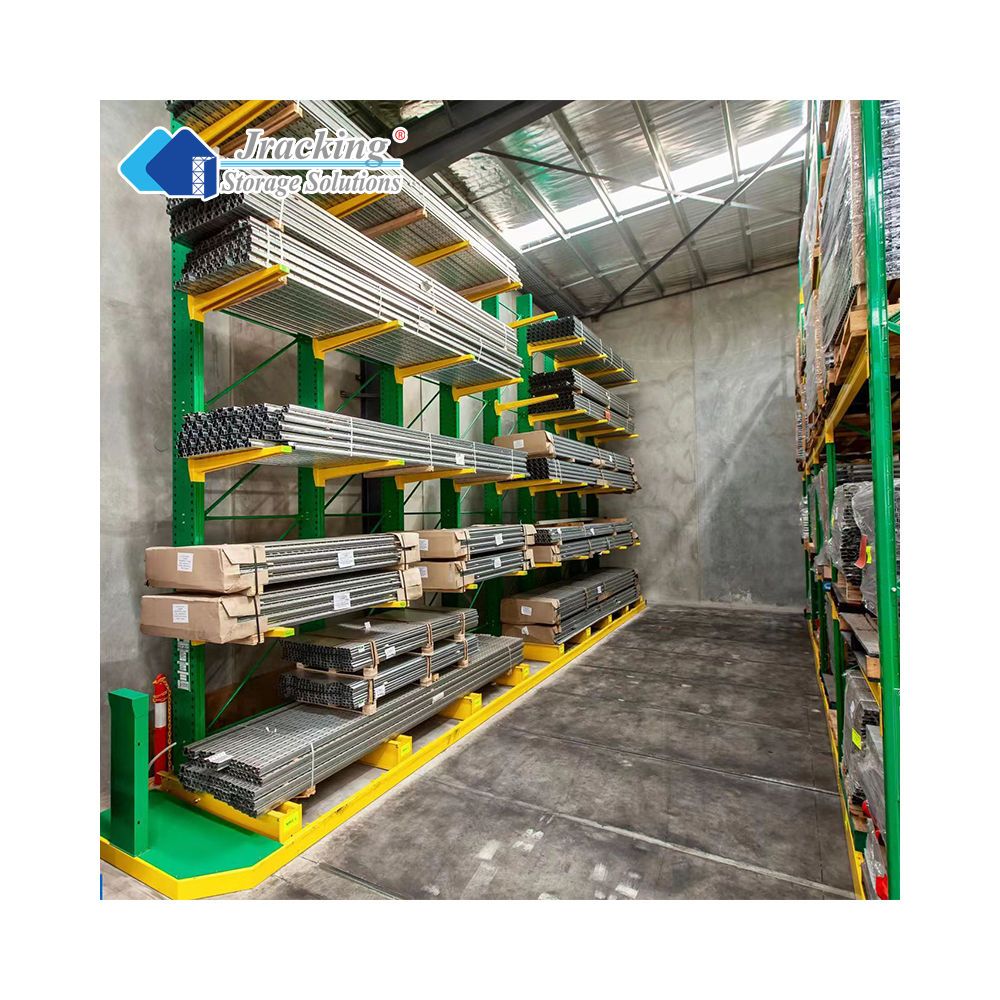 Jracking Certificated Customized Heavy Duty Storage Rack Cantilever Durable Warehouse Storage Solution For Industrial Use