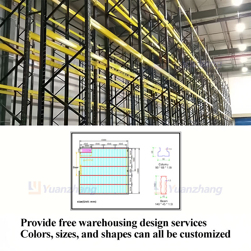 Warehouse Metal Modular High Shelf Heavy Duty Pallet Shelving Industrial Garage Cabinets Storage Stacking Racks &amp; Shelves System
