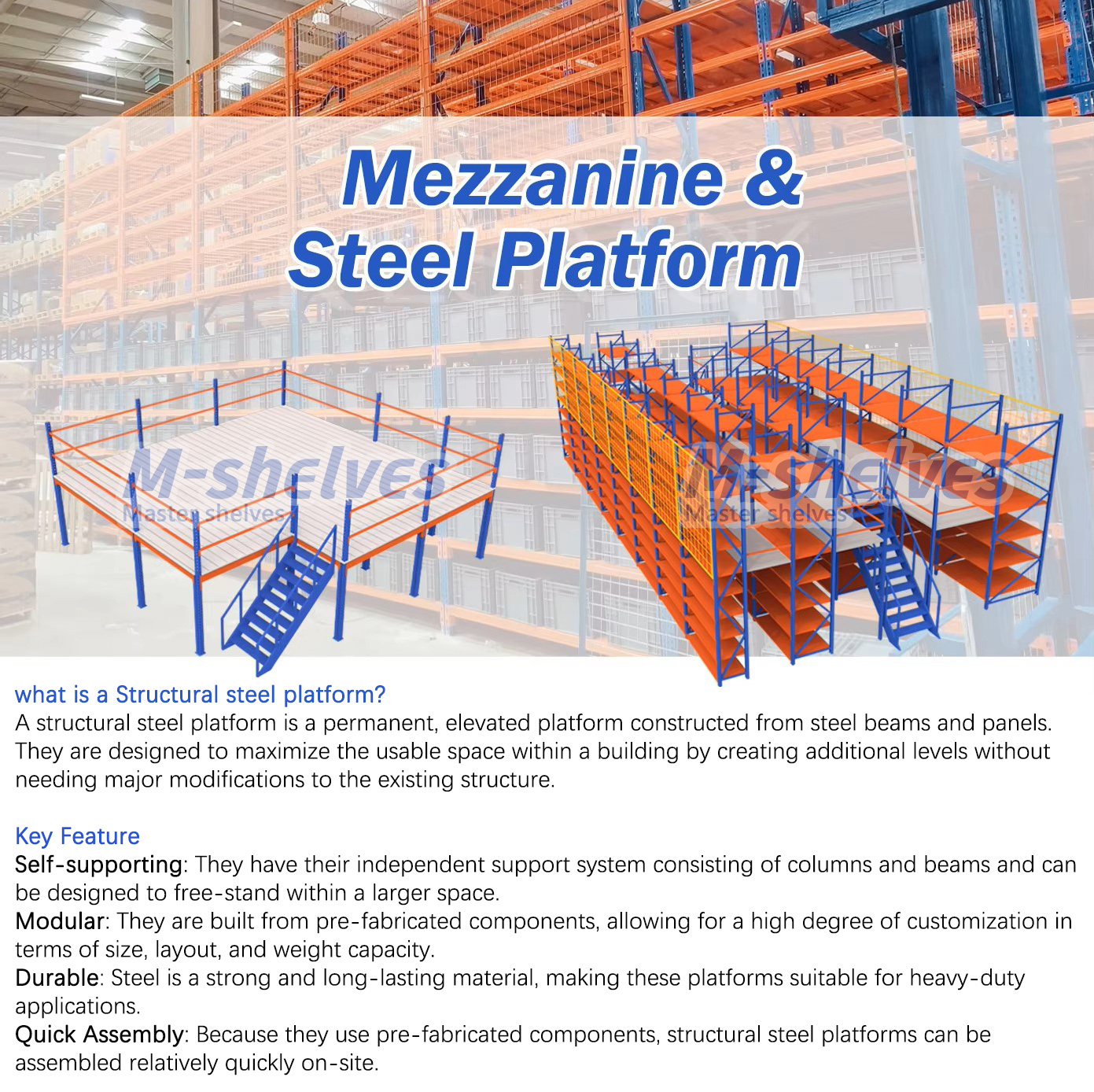 What is a Structural steel platform?