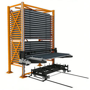 Heavy Duty Steel Sheet Metal Rack Intelligent Vertical Panel Warehouse Storage Shelving Units