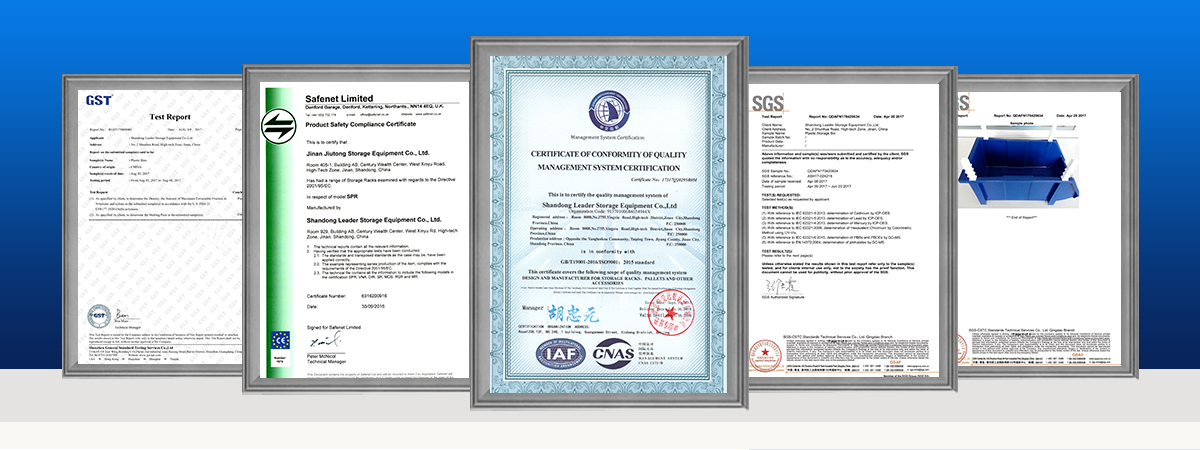 Certifications CE ISO TUV SGS