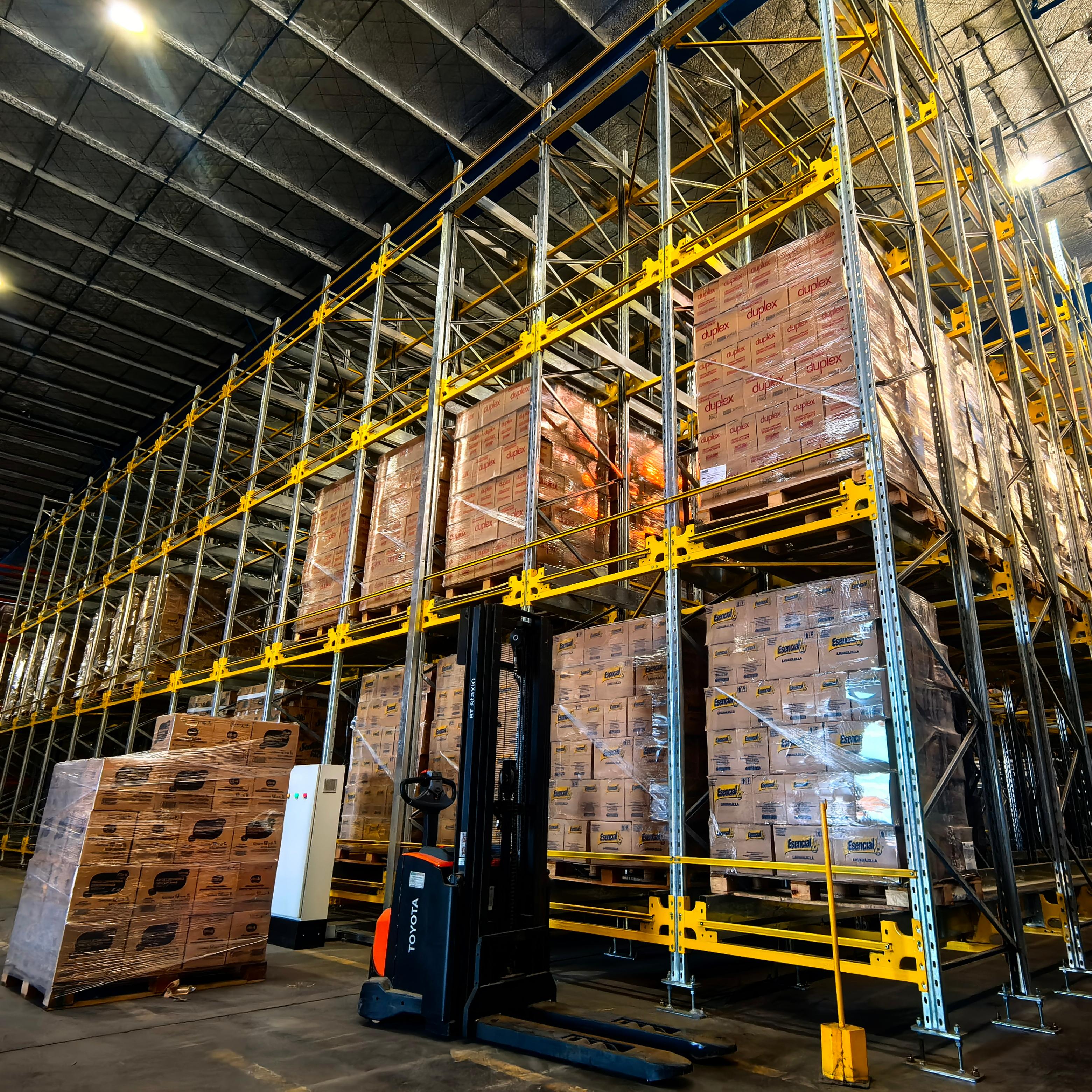 Jracking High-Load Warehouse Storage Rack CE Certified Four-Way Radio Shuttle Rack System for Cold Storage Warehouse Use