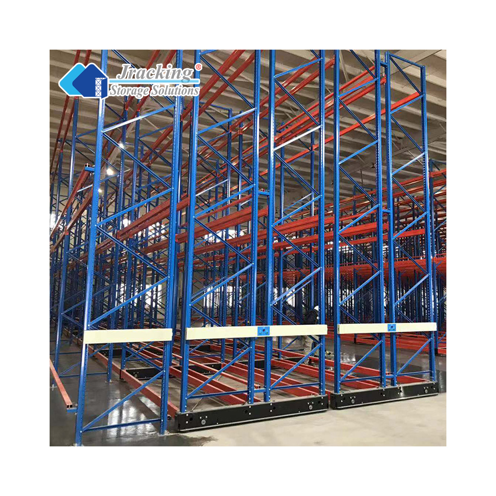 Jracking Automated Storage System Heavy Duty Electric Mobile Pallet Racking
