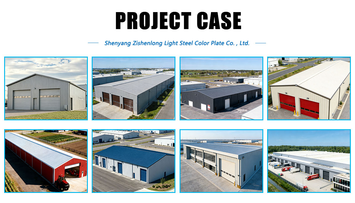 Steel Structure Factory Building Prefab Warehouse Commercial Office Hangar Prefabricated Steel Workshop Buildings