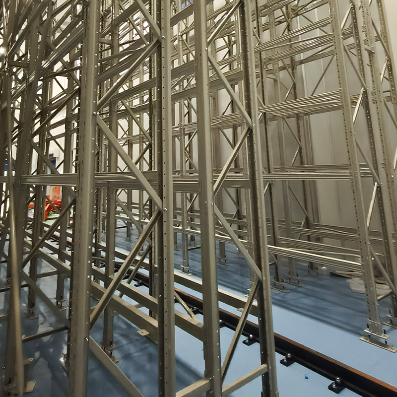 Adjustable Beam Rack System for Palletized Goods Storage Pallet Handling
