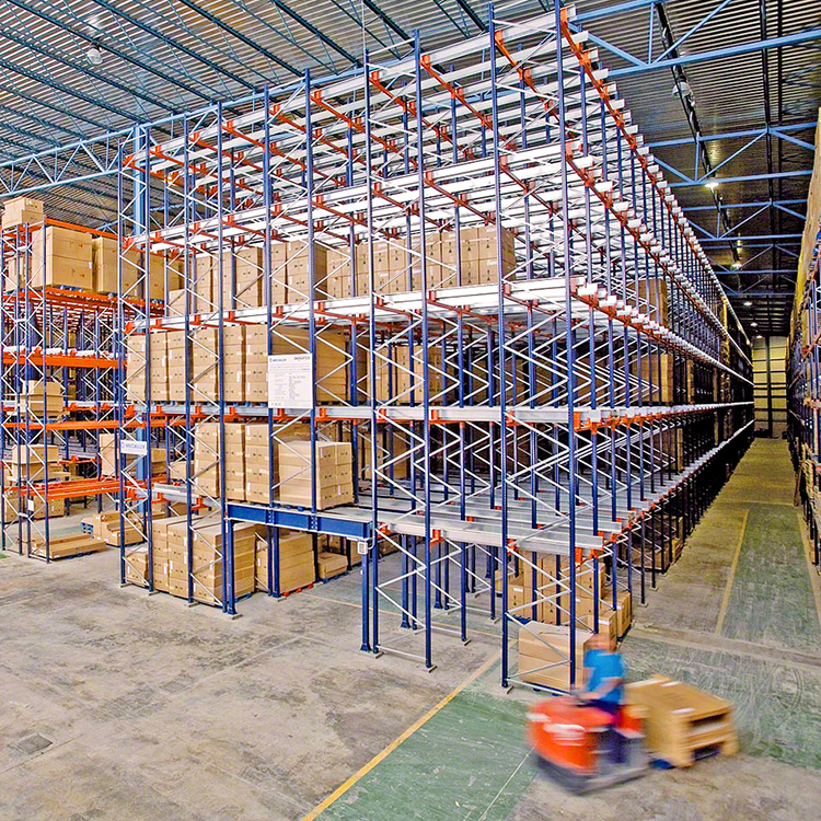 Heavy-Duty Asrs Pallet Rack System Radio Shuttle Pallet Rack Automated Storage System Steel Steel Shuttle Rack