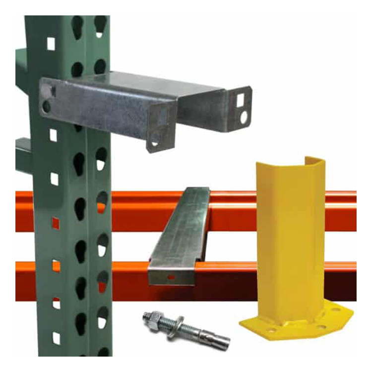 Customizable Heavy Duty Metal Pallet Racking System Steel Upright Teardrop Warehouse Rack With Shelves for Storage