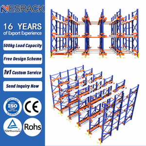 High Density Durable Radio Shuttle Rack High-Quality Heavy Duty Warehouse Pallet Shelves Industrial Storage Racking System