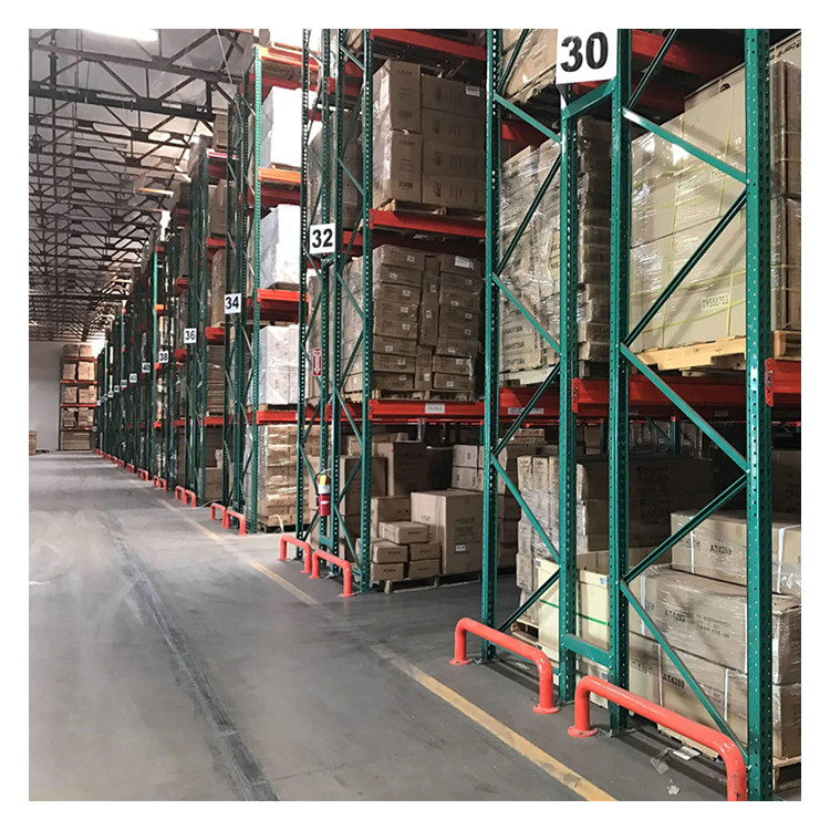 Customizable Heavy Duty Metal Pallet Racking System Steel Upright Teardrop Warehouse Rack With Shelves for Storage
