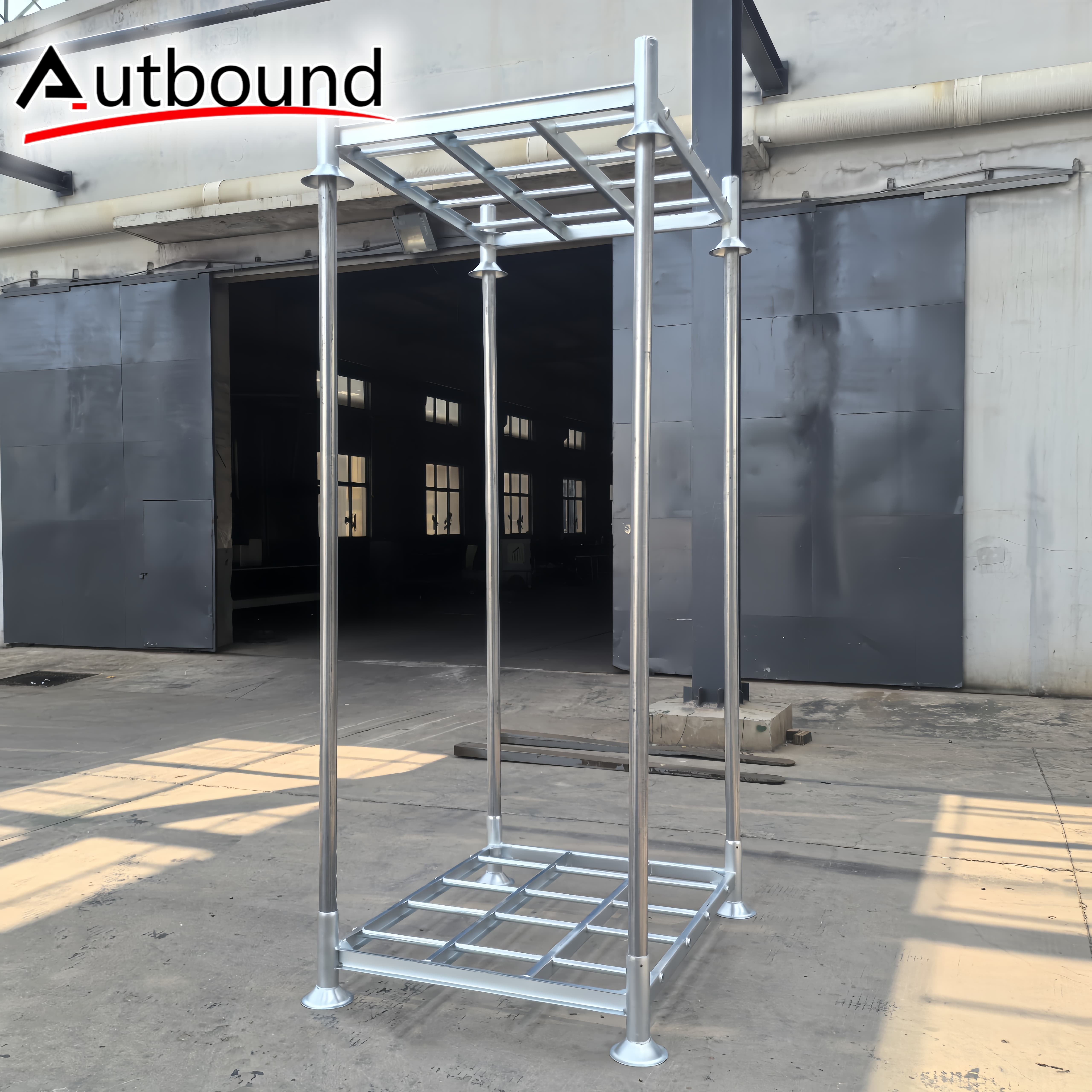 Mild Steel Q235 Modular Rack Hot-Dip Galvanized Warehouse Easy Stacking Post Pallet Forklift Customized Sizes OEM Equipment