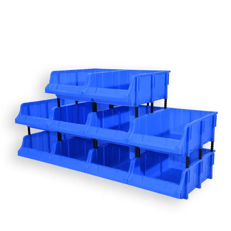 Save Space Parts Bin Boxes Household Item Save Stackable Plastic Warehouse Rack Tool Box Organizer
