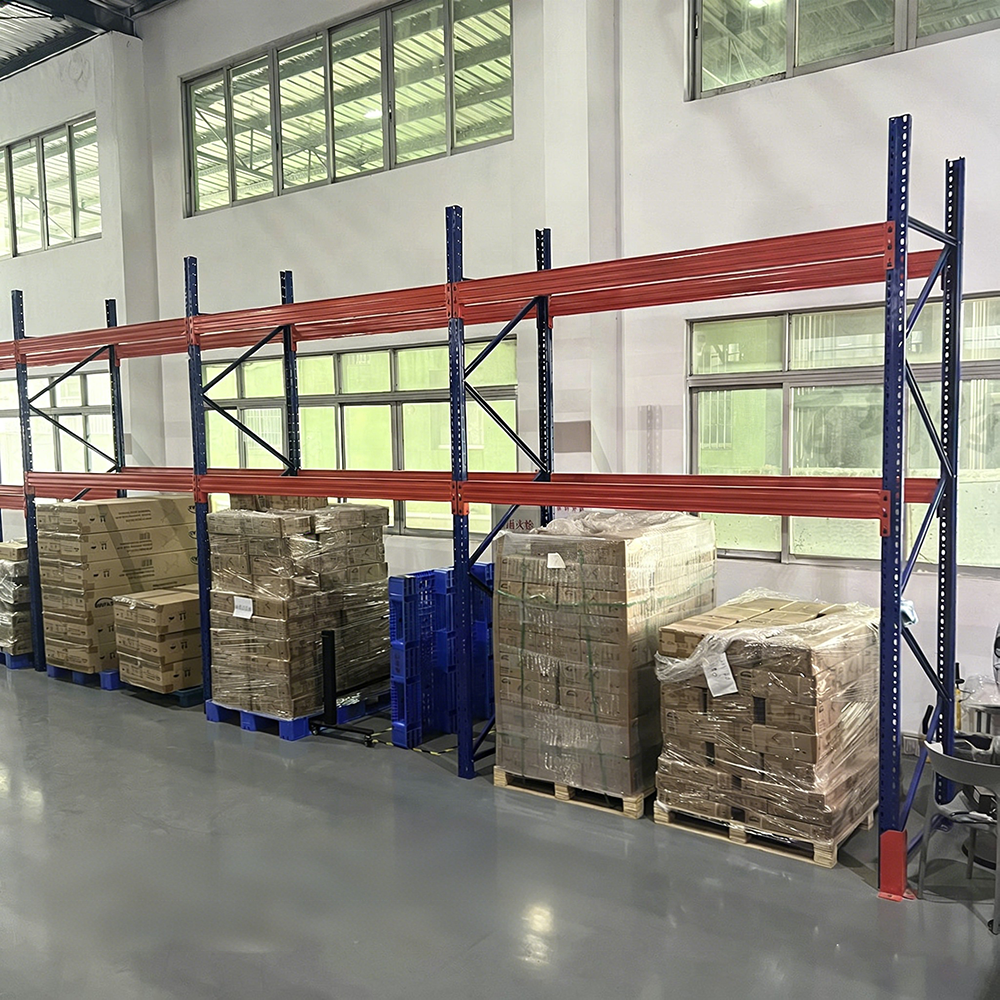 Hot Sale High Loading Capacity Multi-Level Steel Storage Shelf Heavy-Duty Upright Pallet Racking for Warehouses with Discount