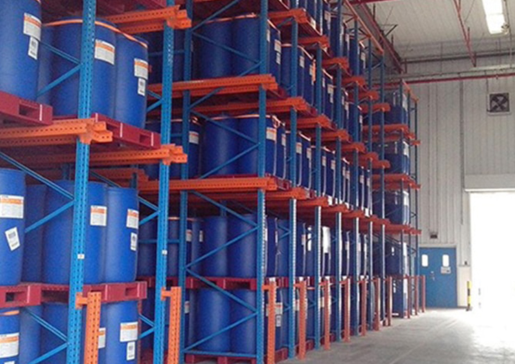 Industrial Drive-In Pallet Racking Durable Metal Storage with Powder Coating