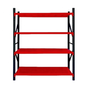 Steel Medium Duty Long Span Storage Rack 4 Layers