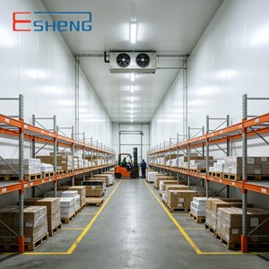 Automated High-bay Cold Storage -25℃~0℃ 12-24m High Racks, WMS & WCS, FIFO for Unmanned Cold Warehousing of Food Raw Materials