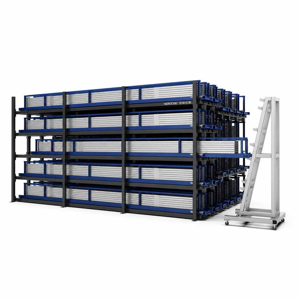Industrial Heavy Duty Customizable Honeycomb Modular Plug Profile Long Material 3000kg Roll Steel Pipe Storage Rack CE Certified
