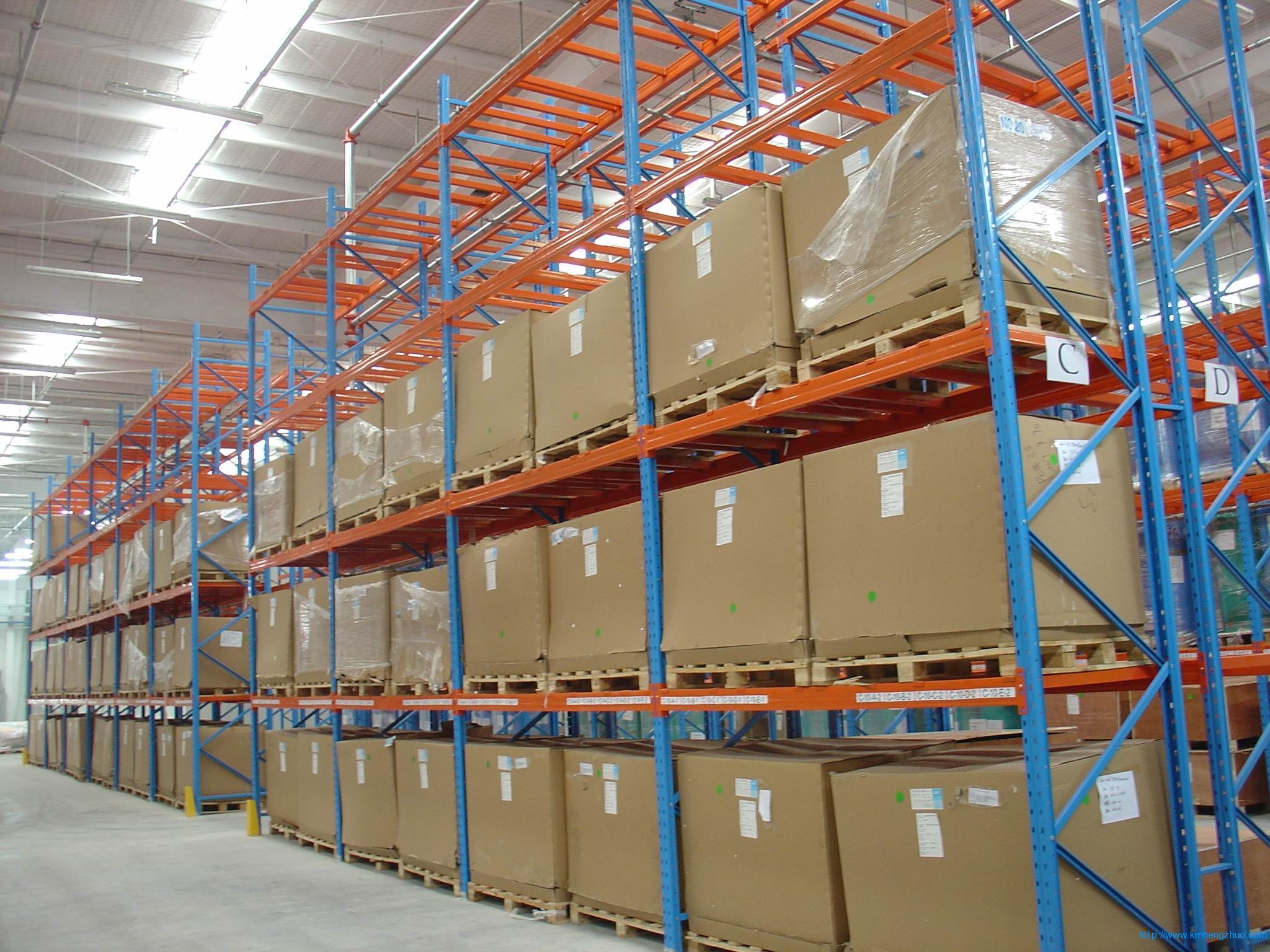 New Heavy Duty Double Deep Steel Pallet Racking Warehouse Storage Rack with Shuttle Drive-in for Restaurant &amp; Home Use Cold Room