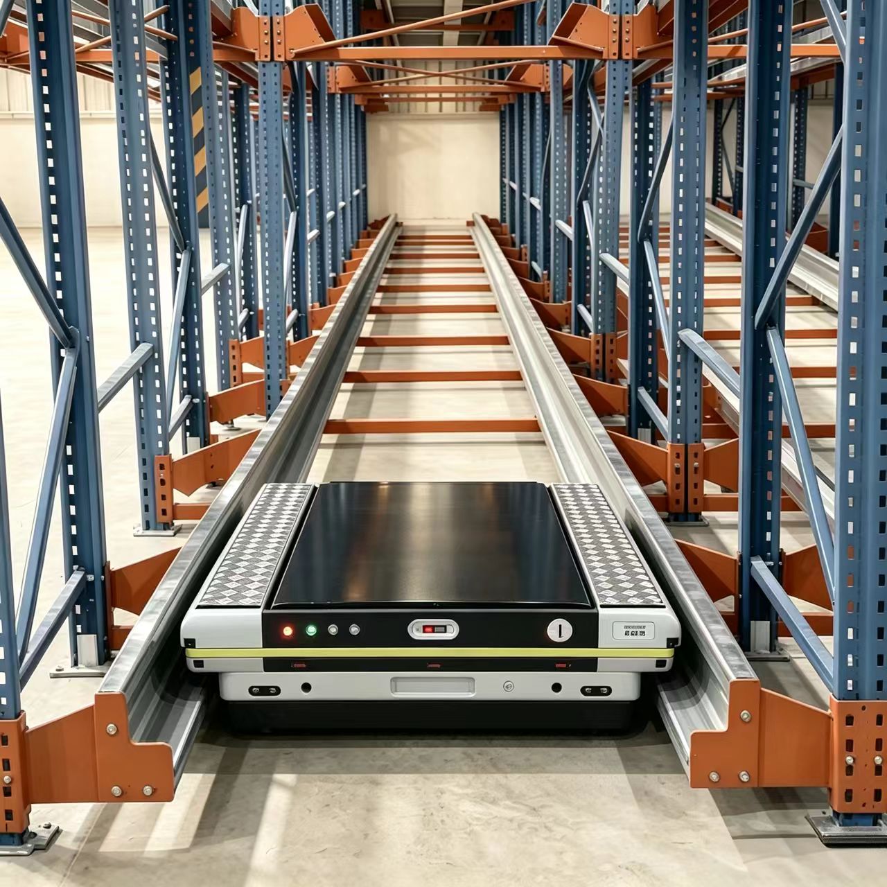 Radio Shuttle Rack High Density Pallet Storage Racking System for Automated Cold Storage Industrial Warehouse