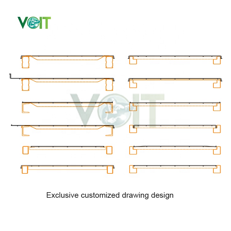 Factory Direct Price Steel Wire Mesh Decking Flared Channel Rack Shelving for Industrial Storage