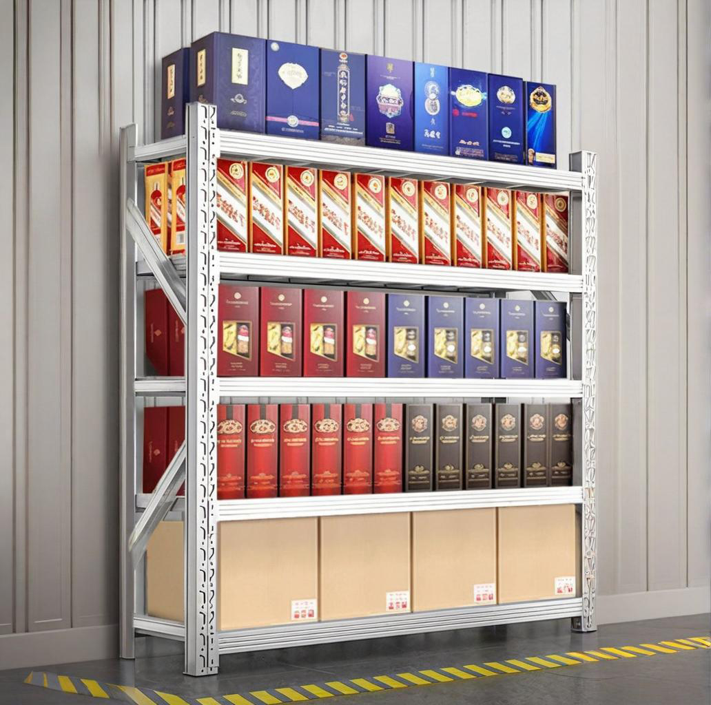 Adjustable Warehouse Storage Rack Metal Industrial Shelving for Diverse Goods