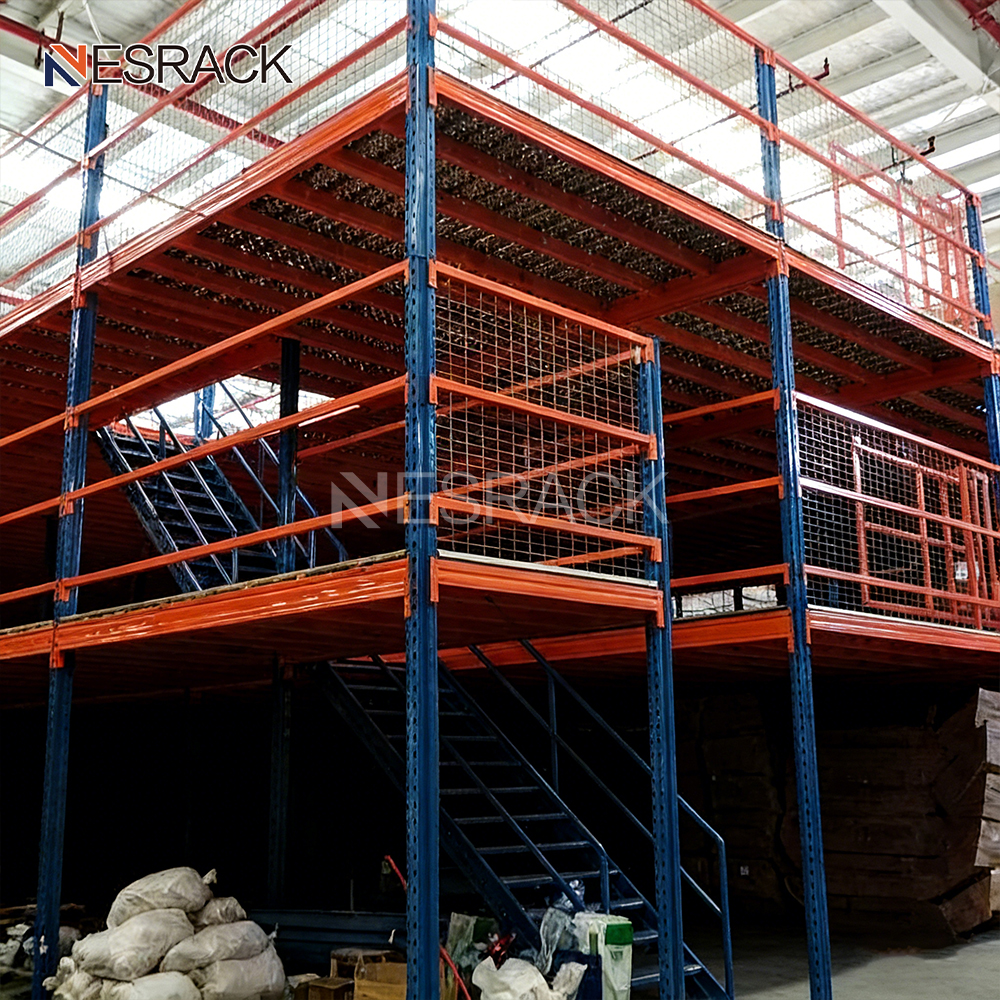 Customizable Nelson Heavy Duty Metal Racking Shelves Adjustable Layers Anti-Rust Finish Powder Coated CE/ISO9001 Mezzanine