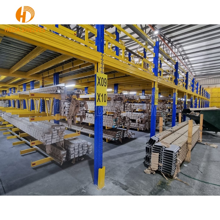 Hedarack Metal Rack Attic Loft Garret Working Mezzanine For Rack Shelves Shelf Racking